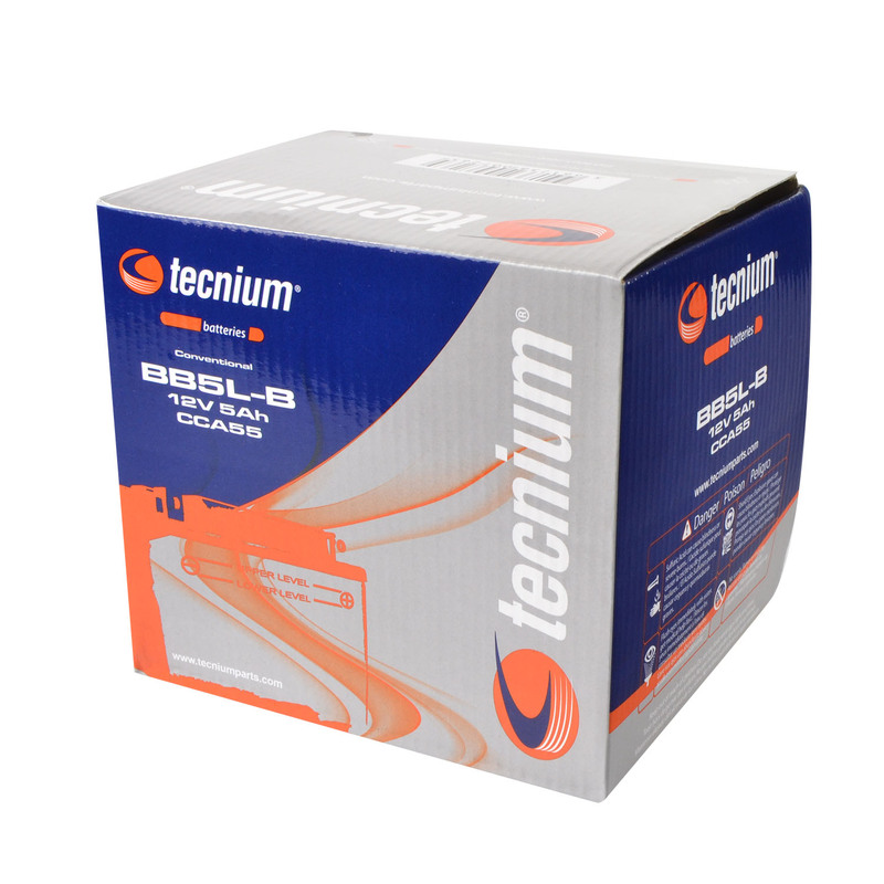 TECNIUM Blei/Säure Batterie mit Säurepack - BB5L-B