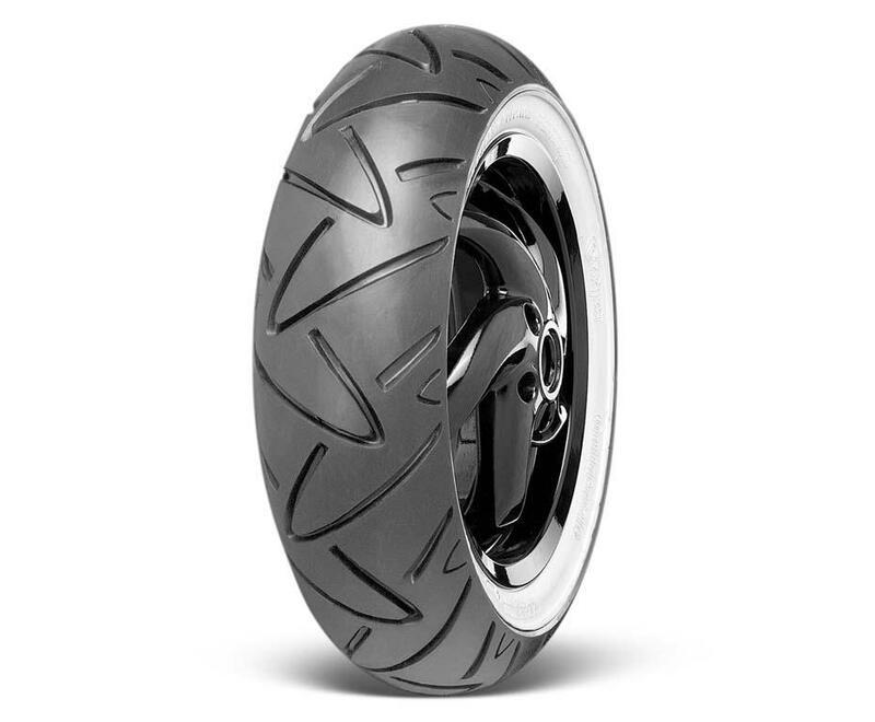 CONTINENTAL Reifen CONTITWIST WW Weißwand 130/70-12 M/C 62P TL CONTINENTAL Reifen CONTITWIST WW Weißwand 120/70-12 M/C 58P TL
