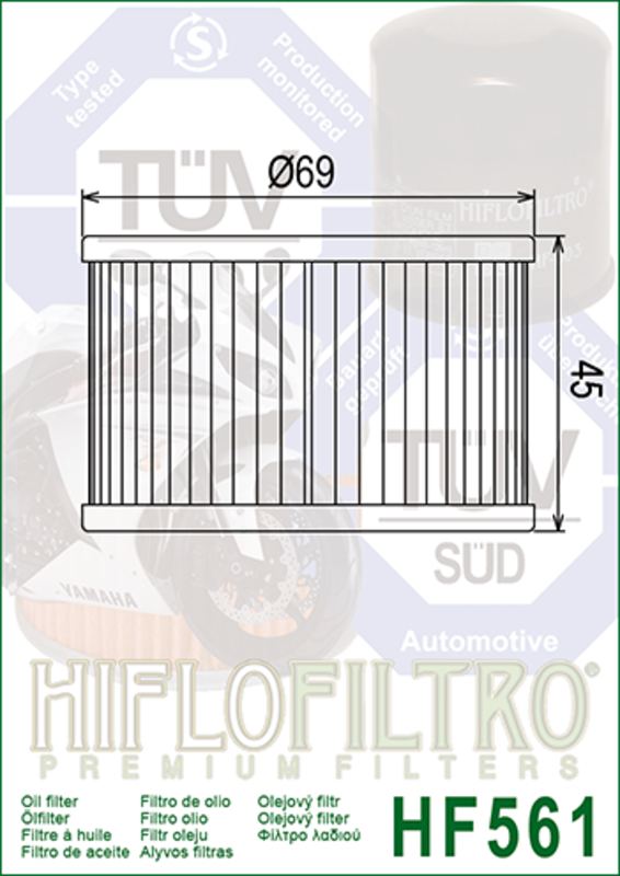 HIFLOFILTRO Ölfilter - HF561