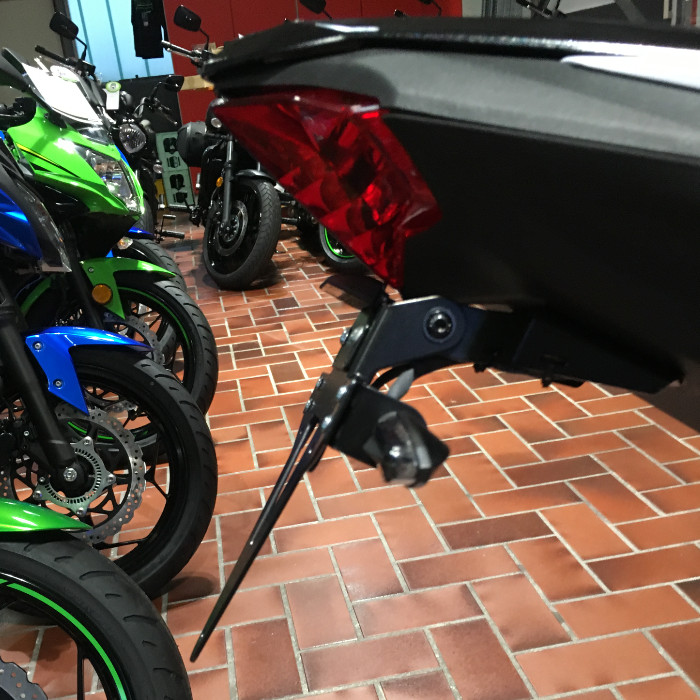 Kennzeichenhalter passend für Kawasaki Ninja / Z125 19-23