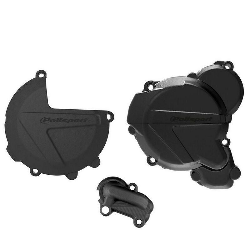 POLISPORT Kupplungs-, Zündungs- und Wasserpumpendeckelschutz Set - passend für KTM 250 / 300 EXC / XC-W (17-22) POLISPORT Kupplungs-, Zündungs- und Wasserpumpendeckelschutz Set - passend für KTM 250 / 300 EXC / XC-W (17-22)