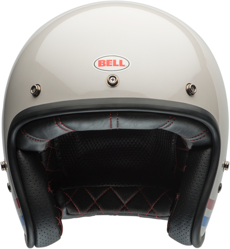 BELL Custom 500 Helm - Stripes Pearl