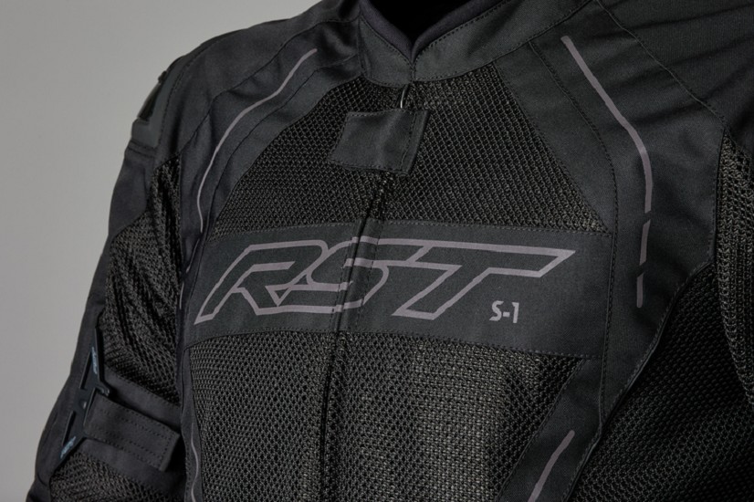 RST Textil-Jacke S1 Mesh Herren - Schwarz