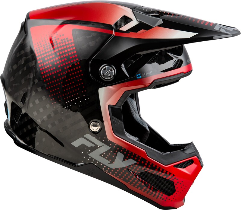 FLY RACING Formula S Carbon Protocol Helm - Schwarz Carbon/Rot FLY RACING Formula S Carbon Protocol Helm - Schwarz Carbon/Rot