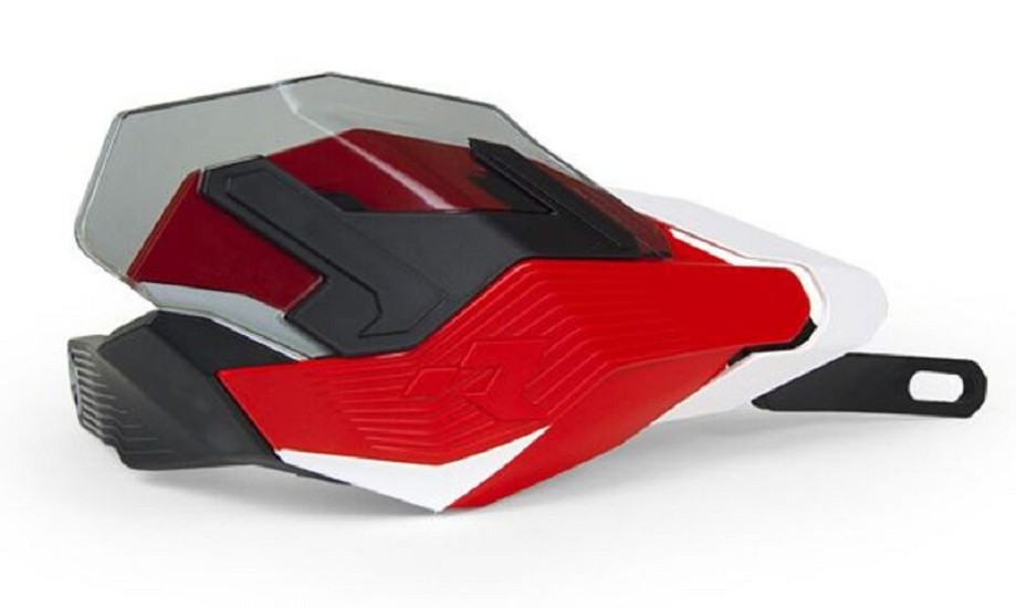 RACETECH HP3 Adventure Handschützer Rot/Weiß RACETECH HP3 Adventure Handschützer Rot/Weiß