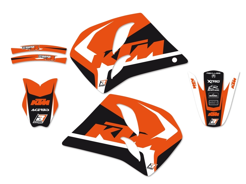 BLACKBIRD Dream Graphic 4 Deko-Kit passend für KTM BLACKBIRD Dream Graphic 4 Deko-Kit passend für KTM