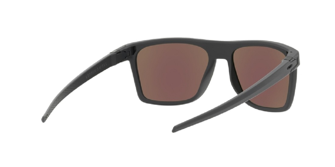 OAKLEY Leffingwell Maverick Vinales Kollektion Sonnenbrillen - Prizm Sapphire Gläser, Matter Dunkelgrauer Rahmen OAKLEY Leffingwell Maverick Vinales Kollektion Sonnenbrillen - Prizm Sapphire Gläser, Matter Dunkelgrauer Rahmen
