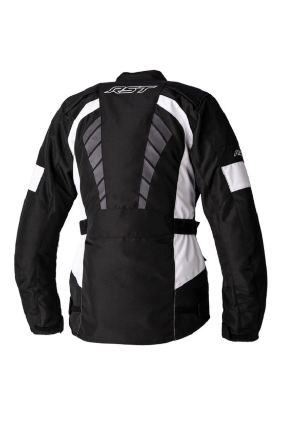 RST Damen Alpha 5 CE Textil-Jacke - Schwarz/Weiß Größe XS