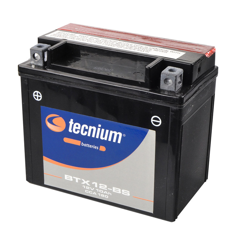 TECNIUM Wartungsfreie Batterie mit Säurepack - BTX12-BS TECNIUM Wartungsfreie Batterie mit Säurepack - BTX12-BS