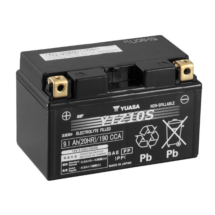 Batterie YUASA YTZ10S 8,6 AH geschlossen