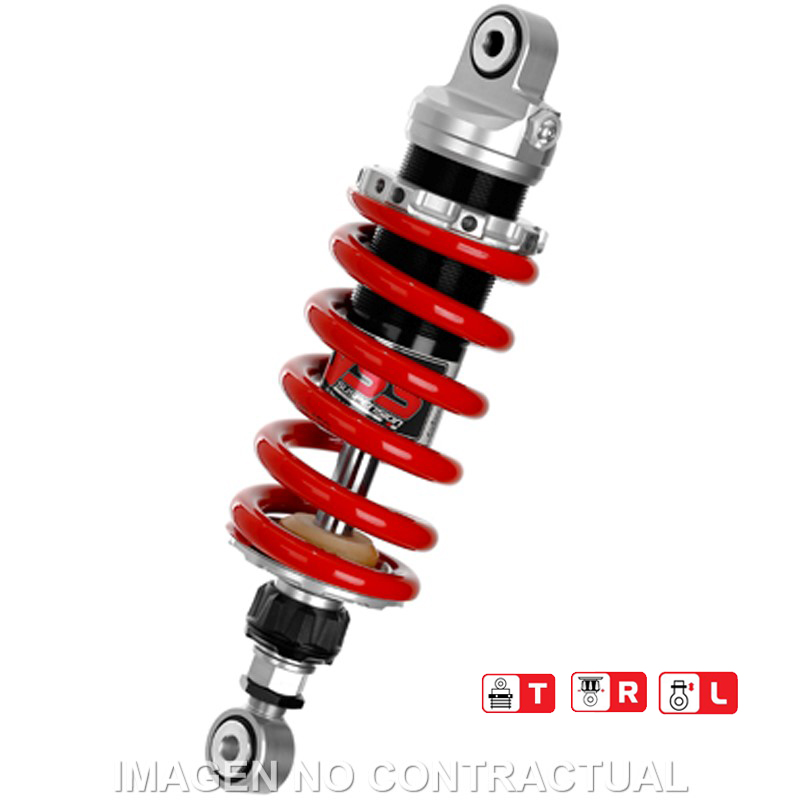 Federbein Z456-Serie Mono hinten passend für DUCATI Monster 795 (10-14), 796 (11-14) MZ456-290TRL-26-85