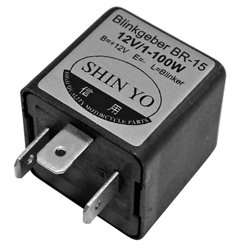HIGHSIDER smart Blinkrelais SY-02, 3polig, 12 VDC, 1-100 Watt
