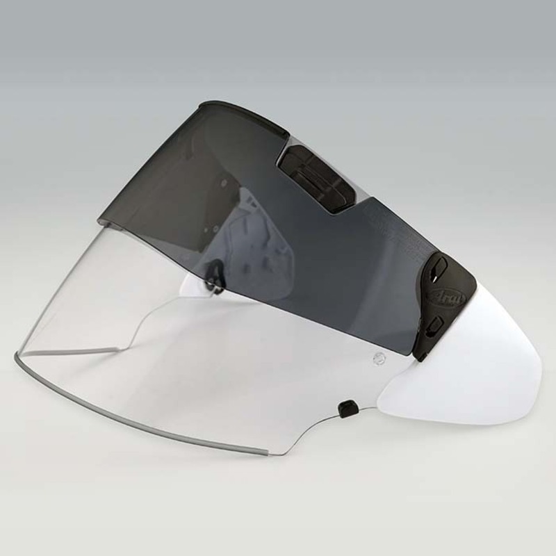 ARAI PSS Pro Visier Komplett mit Sonnenblende White