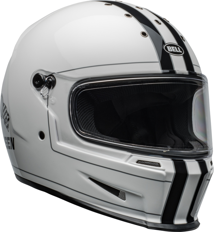 BELL Eliminator Helm - Steve McQueen Gloss White