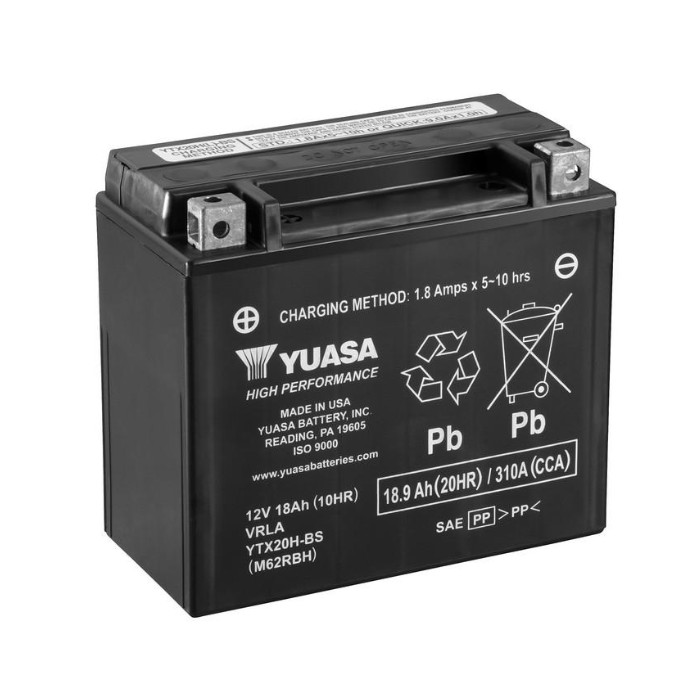 Batterie YUASA YTX20H-BS 18AH MF Batterie YUASA YTX20H-BS 18AH MF