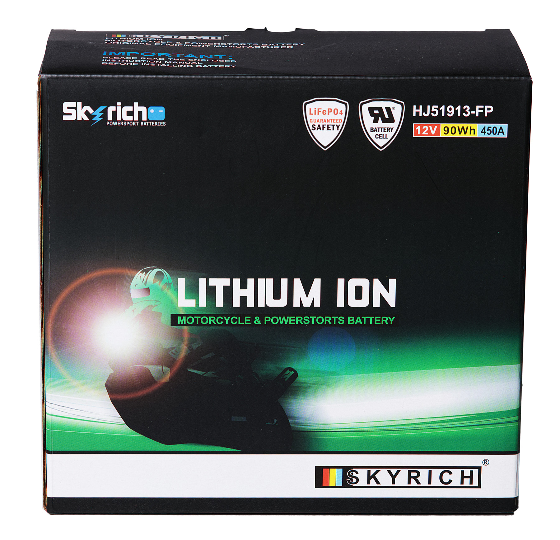 Batterie SKYRICH HJ51913-FP [181x77x170] 12,8V/7,5AH (10 Std.), 90Wh, CCA: 450