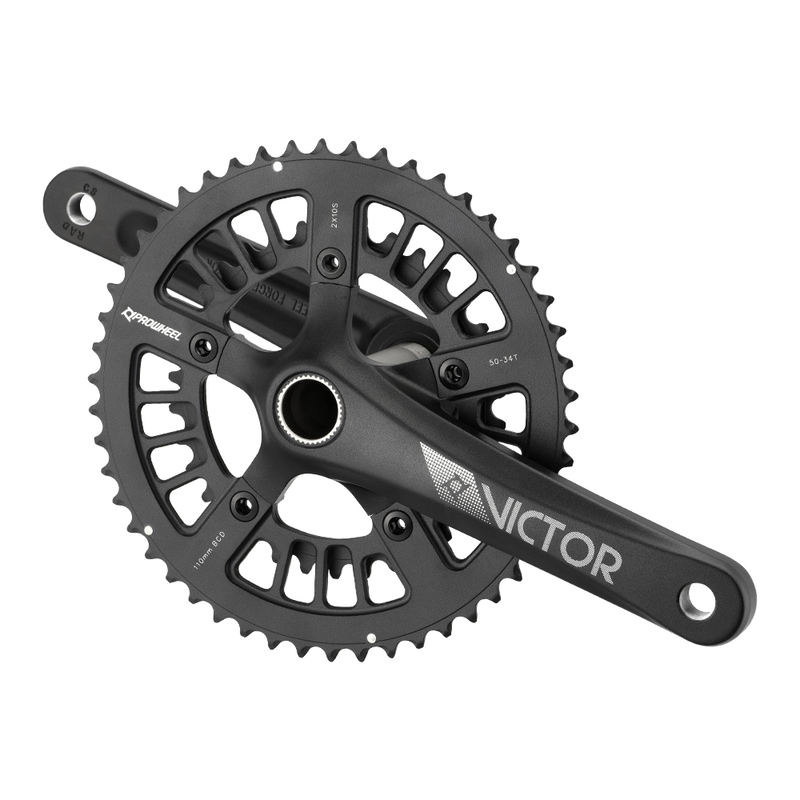 PROWHEEL Kurbelgarnitur Victor 50/34 Zähne PROWHEEL Kurbelgarnitur Victor 50/34 Zähne