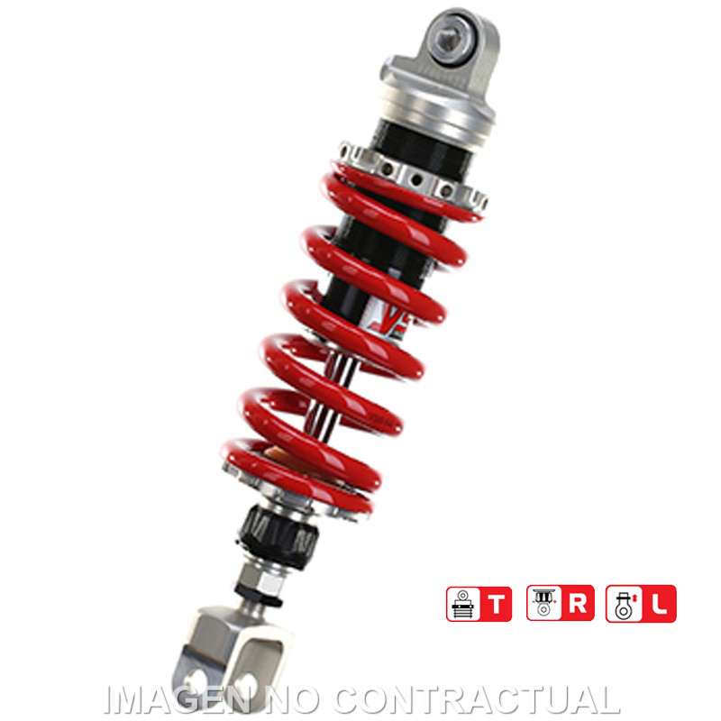 Federbein Z456-Serie Mono hinten passend für Kawasaki GPZ 900 (87-90) MZ456-320TRL-40-85