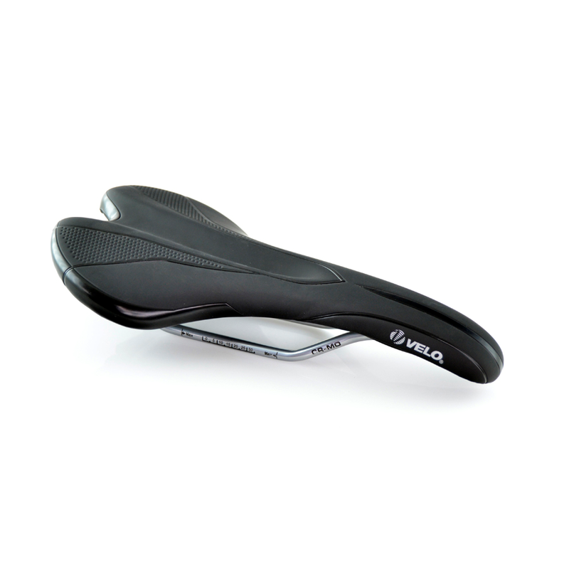 VELO Bicycle Saddle Miles Rails Cr-Mo Male Black VELO Bicycle Saddle Miles Rails Cr-Mo Male Black