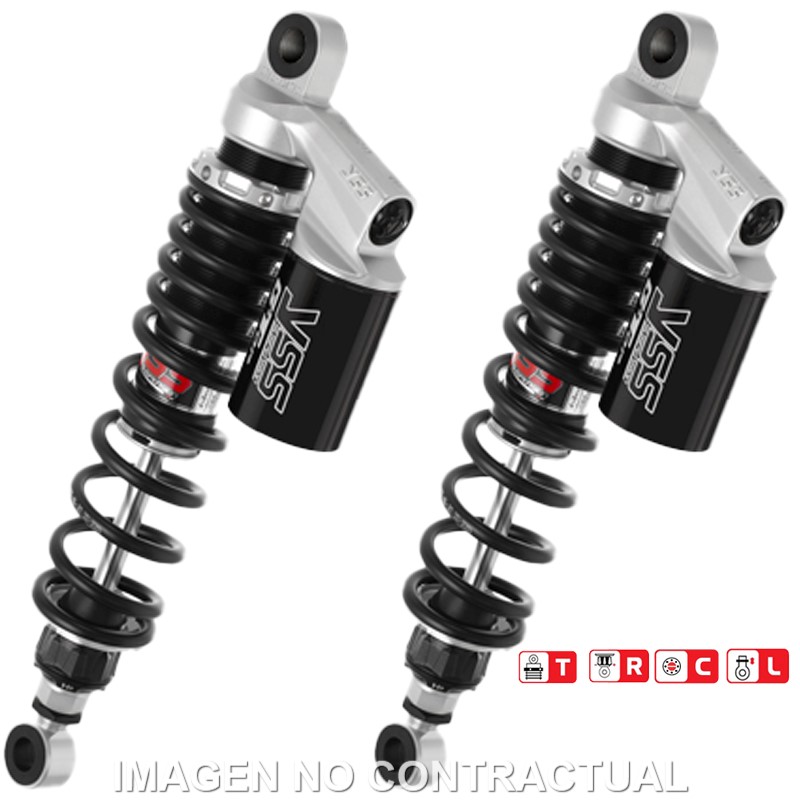 Federbein G362-Serie Stereo hinten passend für Kawasaki Z 400 J (80-85) RG362-350TRCL-11-888 Federbein G362-Serie Stereo hinten passend für Kawasaki Z 400 J (80-85) RG362-350TRCL-11-888