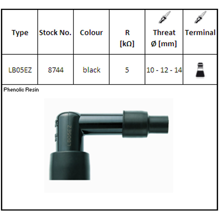 NGK Zündkerzenstecker LB05EZ