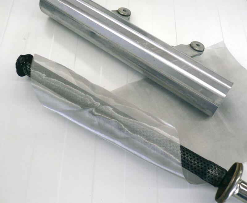 ACOUSTA-FIL Geflochtenes Edelstahlgewebe 500X220mm