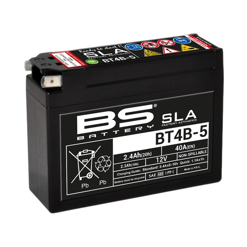 BS BATTERY SLA Wartungsfreie Batterie Werkseitig aktiviert - BT4B-5 BS BATTERY SLA Wartungsfreie Batterie Werkseitig aktiviert - BT4B-5