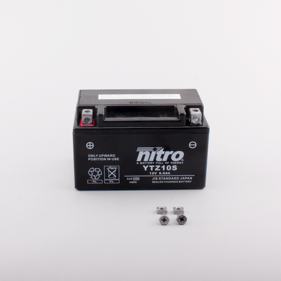 Batterie NITRO NTZ10S SLA (WC) Gel 12V/8,6Ah [150x87x93] CCA=190A