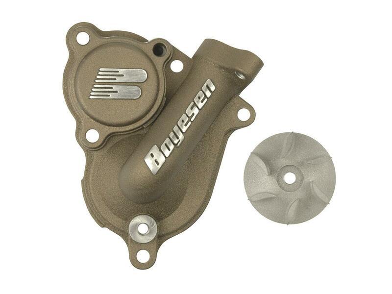BOYESEN Wasserpumpenabdeckung mit Laufrad - passend für KTM /Husqvarna BOYESEN Wasserpumpenabdeckung mit Laufrad - passend für Kawasaki KX250