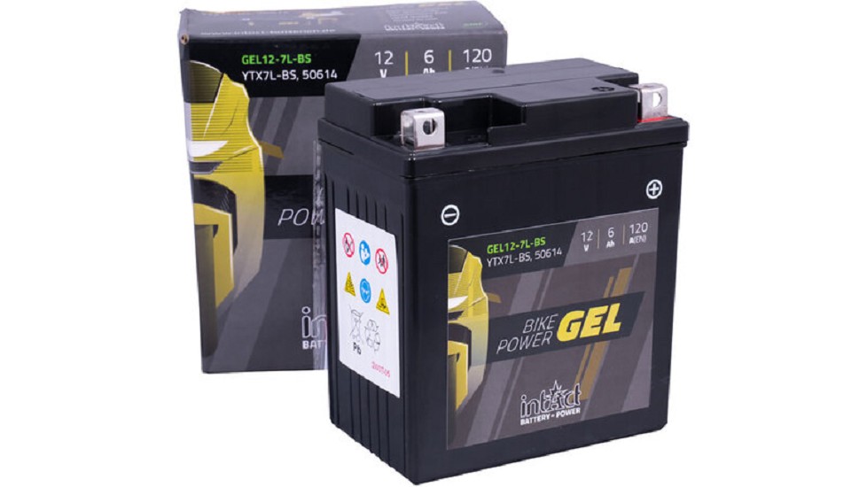 INTACT Bike Power-Batterie GEL YTX7L-BS