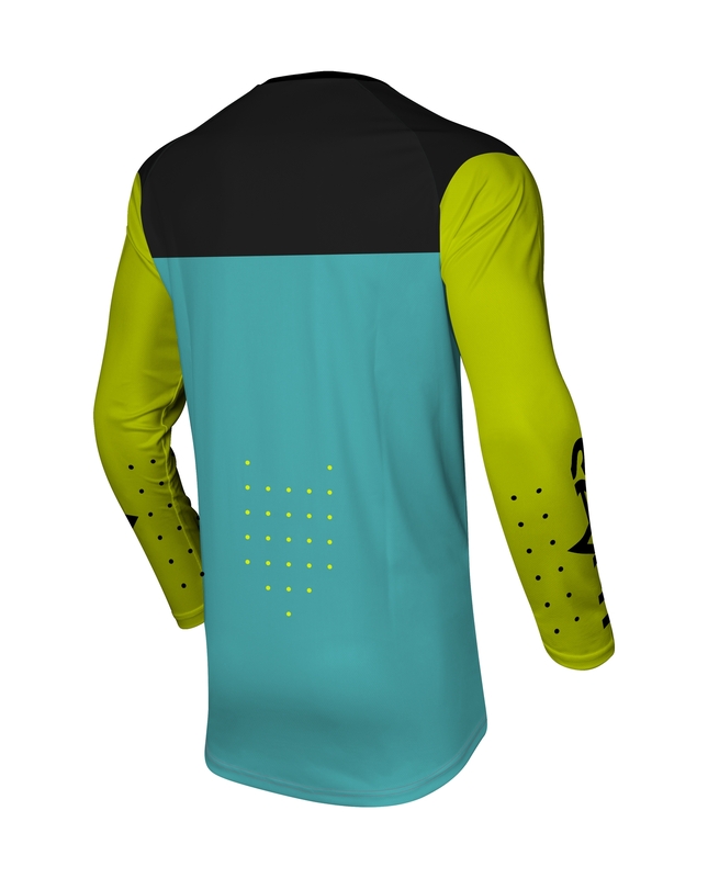 SEVEN Vox Aperture Trikot Jugend- Flo Gelb/Blau