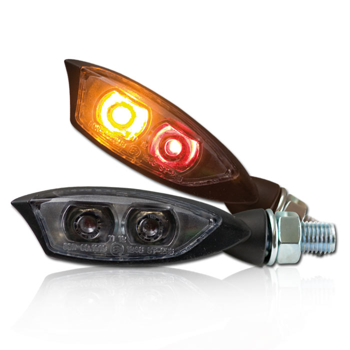 LED-Blinker RL-Kombi Shadow Alu schwarz