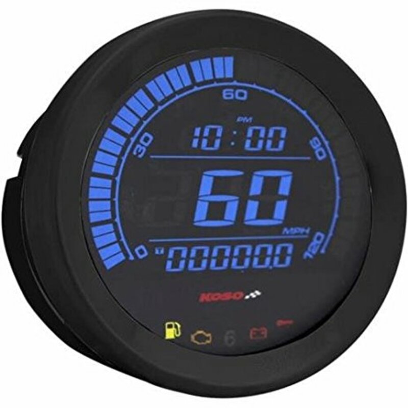 KOSO HD-02S Tachometer schwarz KOSO HD-02S Tachometer schwarz