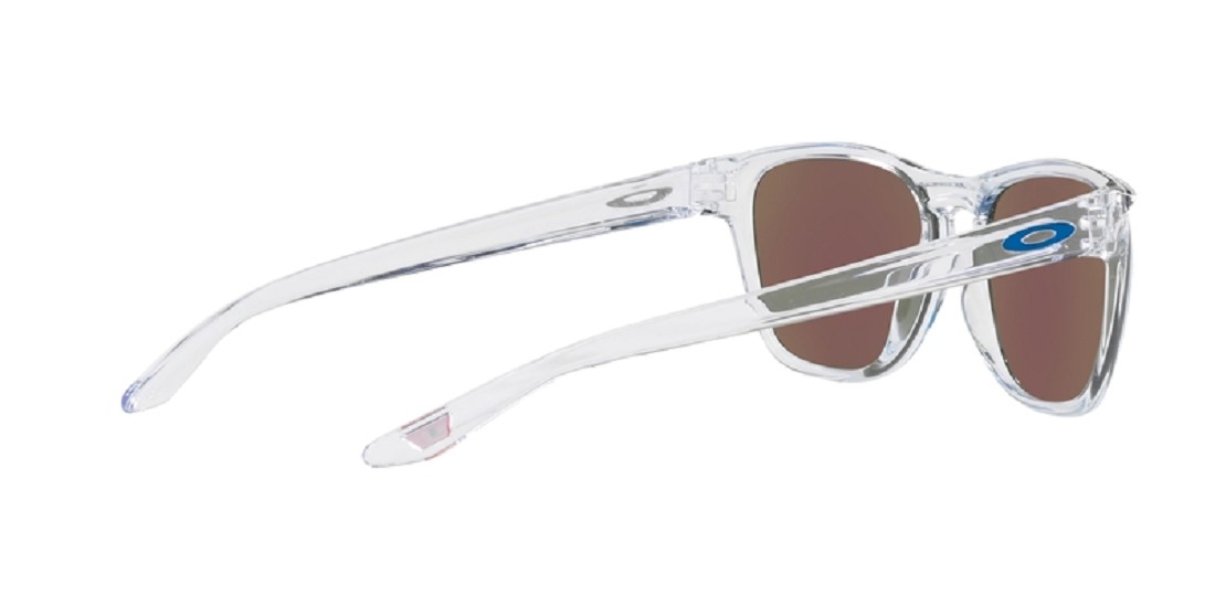 OAKLEY Manorburn Sonnenbrille - Prizm Sapphire polarisierte Gläser, polierter klarer Rahmen OAKLEY Manorburn Sonnenbrille - Prizm Sapphire polarisierte Gläser, polierter klarer Rahmen