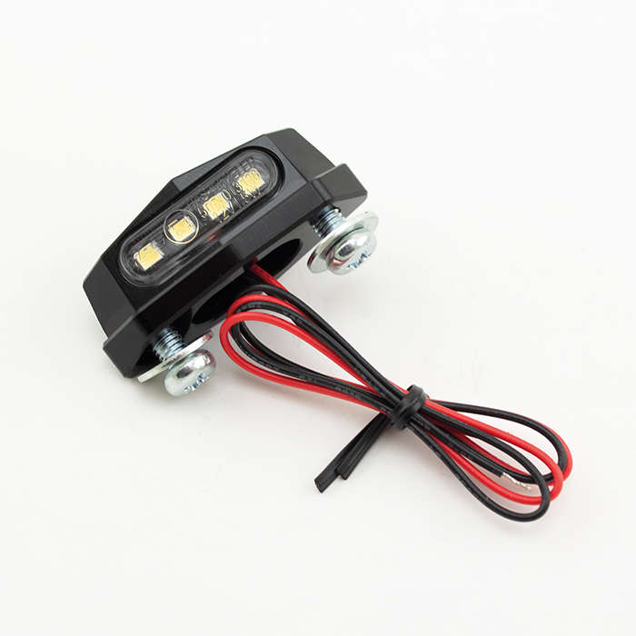 LED-Kennzeichenbeleuchtung Vento Alu schwarz
