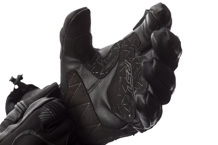 RST Atlas WP CE Textil Gloves Schwarz Größe XL