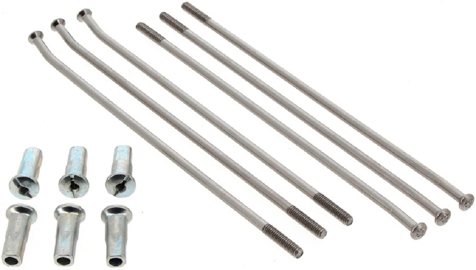 RFX 17 Speichensatz - silber/silber 36 Speichen