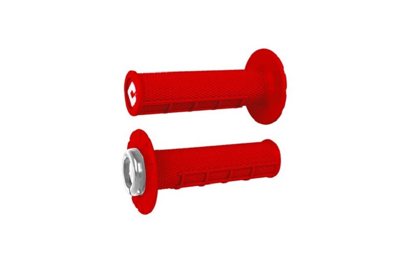 ODI ATV V2.1 Half-Waffle Lock-On Griffe - Rot/Schwarz ODI ATV V2.1 Half-Waffle Lock-On Griffe - Rot/Schwarz