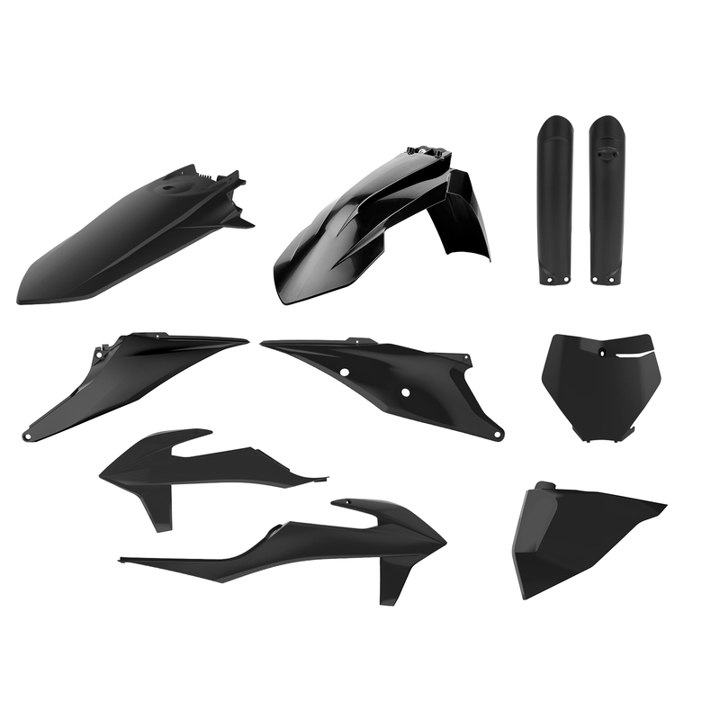 POLISPORT Plastik-Kit Schwarz - passend für KTM SX/SX-F