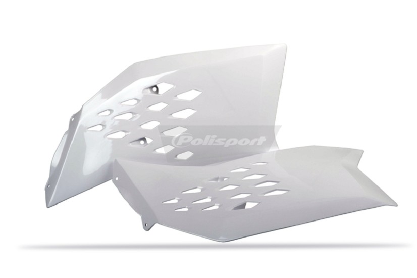 POLISPORT Kühlerspoiler seitlich passend für KTM SX EXC 07-10 Weiß