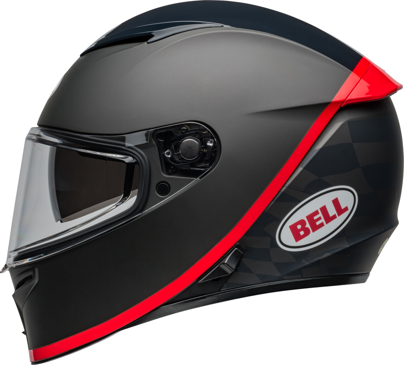 BELL Lithium Mips Helm - Hartluck Matte/Gloss Black/Red