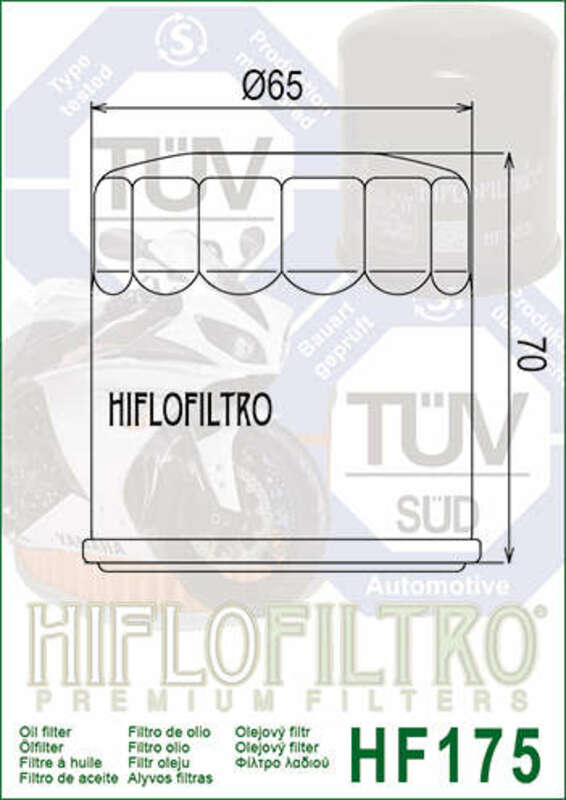 HIFLOFILTRO Ölfilter - HF175 HIFLOFILTRO Ölfilter - HF175