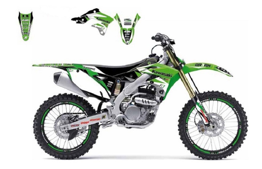Deko-Kit Blackbird Dream Graphic III passend für Kawasaki KX500 Deko-Kit Blackbird Dream Graphic III passend für Kawasaki KX500