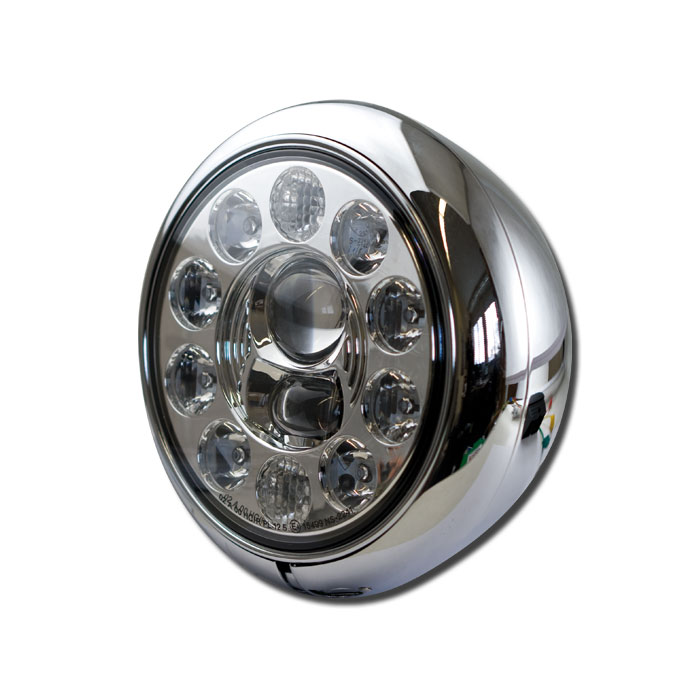 Scheinwerfer LED 7 HD-Style chrom Scheinwerfer LED 7 HD-Style chrom