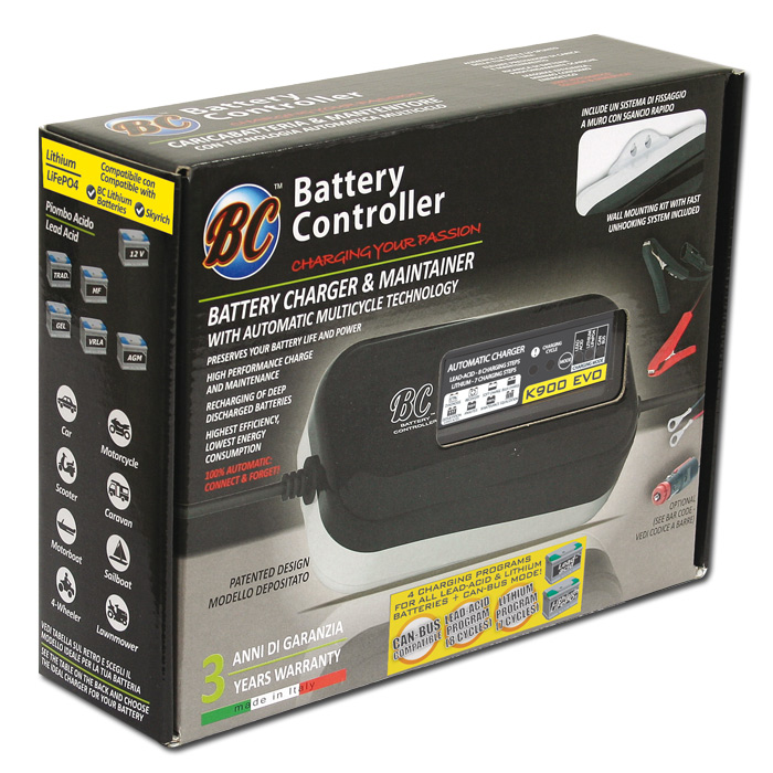 BC Batterieladegerät K900 EVO+ 12V CAN-Bus/LI