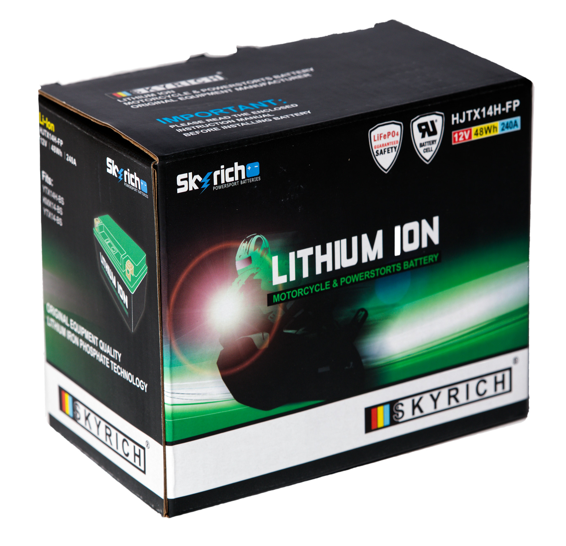 Batterie SKYRICH HJTX14H-FP [150x87x93] 12,8V/4AH (10 Std.), 48 Wh, CCA: 240