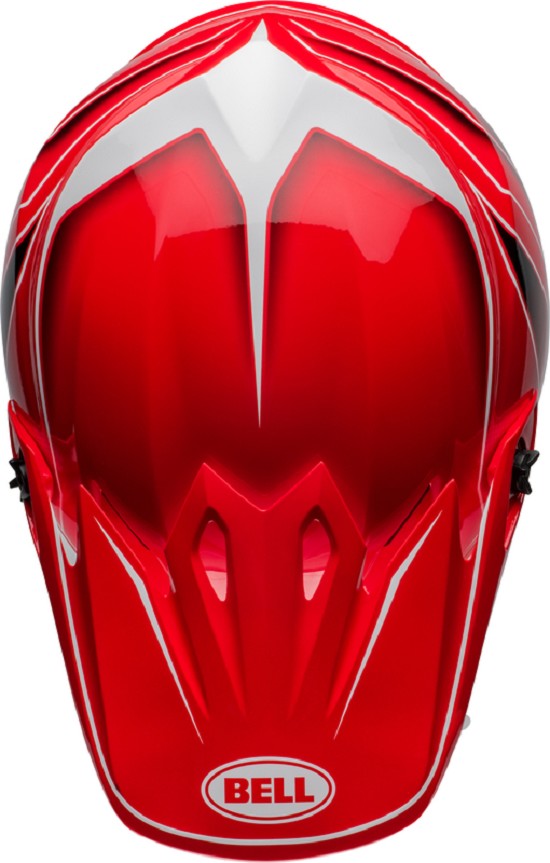BELL MX-9 Mips Helm - Zone Gloss Red