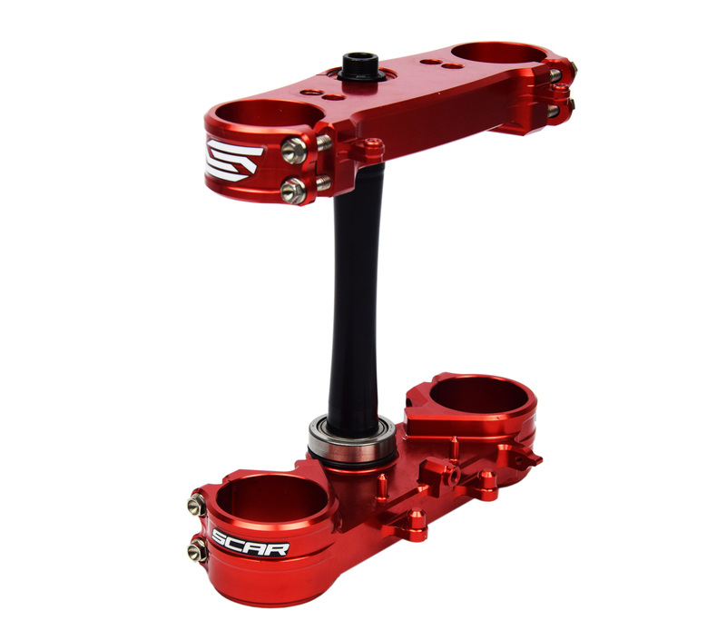 SCAR ACS Gabelbrücke Offset 22mm rot