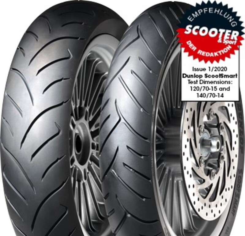 DUNLOP Reifen SCOOTSMART 90/80-16 M/C 51S TL DUNLOP Reifen SCOOTSMART 90/80-16 M/C 51S TL