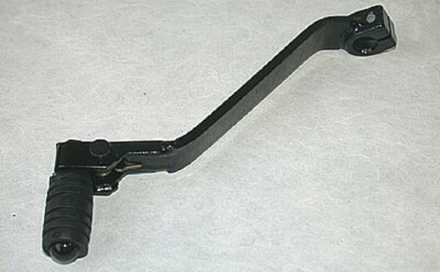 BIHR Schalthebel Stahl schwarz mit Gummi passend für Honda